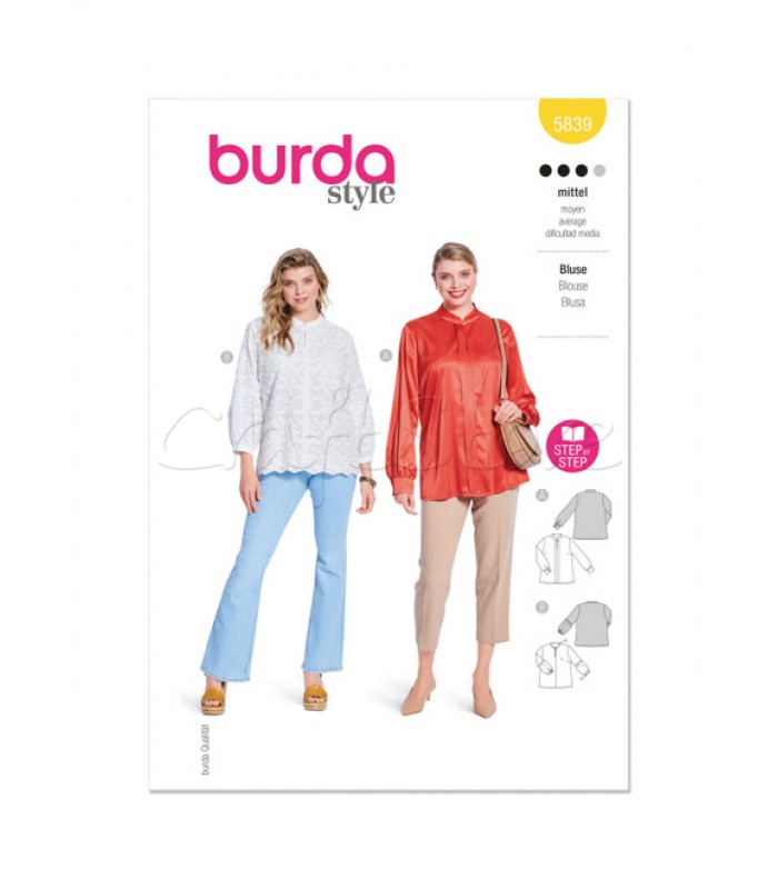 BURDA πατρόν μπλουζα 5839